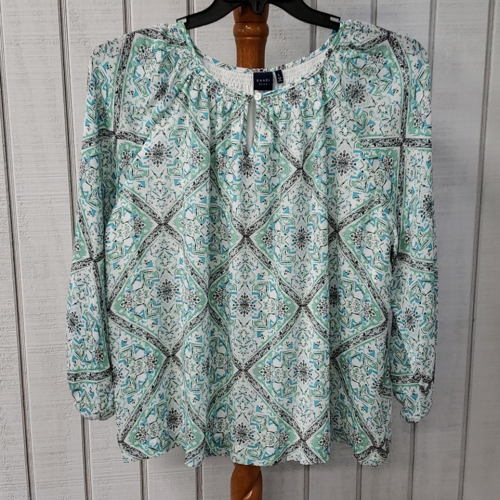 KAARI blue ladies top